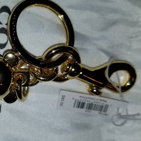Authentic coach gold bear key fob trade value   10 - Picture 2 of 2